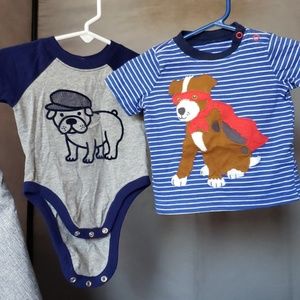 3M Boys Blue Dog Tees Set Of 2